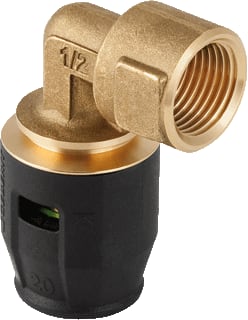 Geberit - Pushfit Fitting met 2 aansluitingen pushft bcht bi90g d20rp1/2
