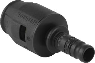 Geberit - Pushfit Mepla Fitting met 2 aansluitingen Overg D25-25