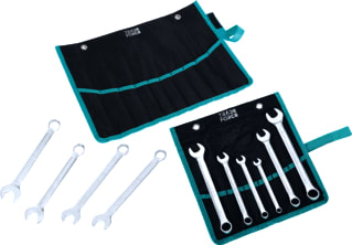 TRADEFORCE - gereedschapset STEEK-/RINGSLEUTELS 10ST