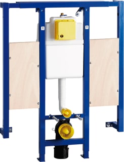 Wisa - XS L Inbouwreservoir met frame Vrwnd Xs-L Wc Arm
