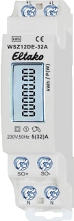 Eltako - WSZ12 Elektriciteitsmeter kwhm 1f/n 32a wsz12de
