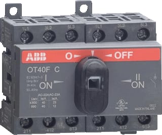 ABB - SwitchLine OT Lastscheider Ot40F4C Omkeersch4P 40A