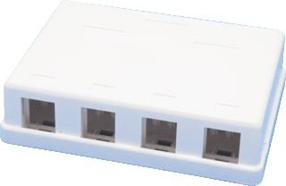 Radiall - RDC Datacontactdoos twisted pair Opbouwdoos 4V