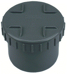 Wavin - Fitting met 1 aansluiting Pvc L-Eindst+Sdeksel Gr200