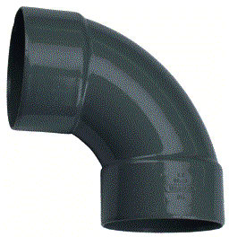 Wavin - Fitting met 2 aansluitingen Wadal Pvc L-Bocht 88 75
