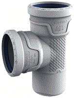 Wavin - AS+ Fitting met 3 aansluitingen T-Stuk 87 75 M/M/S