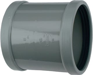 Wavin - Fitting met 2 aansluitingen Pvc M-Steekmof Gr125 Sn4Bc