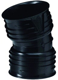 Wavin - Fitting met 2 aansluitingen x-stream bocht 15 zw dn200