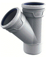 Wavin - AS+ Fitting met 3 aansluitingen T-Stuk 45 110 M/M/S