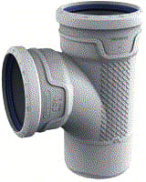 Wavin - AS+ Fitting met 3 aansluitingen T-Stuk 87 110 M/M/S
