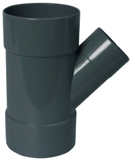 Wavin - Fitting met 3 aansluitingen Pvc L-T-Stuk 45Gr110X50-3M