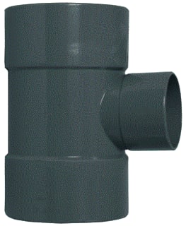Wavin - Fitting met 3 aansluitingen Pvc L-T-Stuk 88Gr 50X40-3M