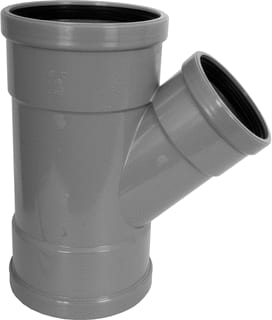 Wavin - Fitting met 3 aansluitingen Pvc M T-Stuk45Gr125X110-3M
