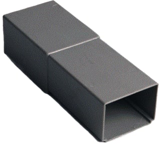 Wavin - Fitting met 2 aansluitingen Abs Hwa Verlstuk Zz 70X80
