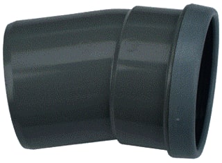 Wavin - Fitting met 2 aansluitingen Wafix Pvc M-Bocht15 110