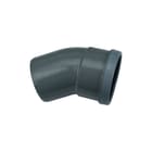Wavin - Fitting met 2 aansluitingen Wafix Pvc M-Bocht30 110