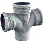 Wavin - AS+ Fitting met 4 aansluitingen T-Stuk 87 110 M/M/M/S