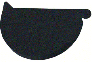 Wavin - Kopschot dakgoot Pvc Mastgoot Endkap R 5