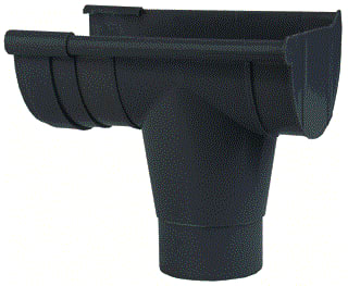 Wavin - Kopschot dakgoot Abs Mastgoot Uitloop R 5Bc