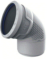 Wavin - AS+ Fitting met 2 aansluitingen Bocht 67 Lgr 110 M/S