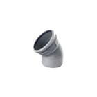 Wavin - AS+ Fitting met 2 aansluitingen Bocht 45 Lgr 125 M/S