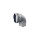 Wavin - AS+ Fitting met 2 aansluitingen Bocht 87 Lgr 125 M/S