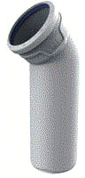 Wavin - AS+ Fitting met 2 aansluitingen Bocht 45 110 M/S