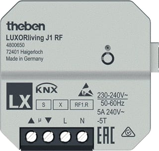 Theben - LUXORliving RF Jaloezie-actor bussysteem jalact j1 rf