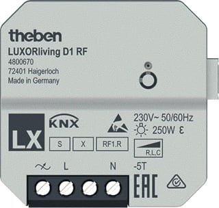 Theben - LUXORliving RF Dimactor bussysteem dim. bussys 4800670