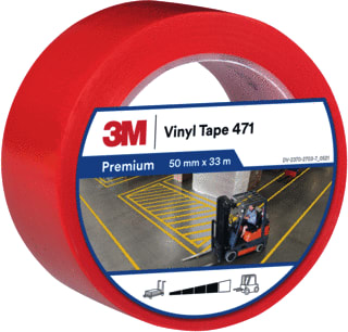 3M - 471 Zelfklevende tape Vinyltape Rd 50Mmx33M