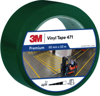 3M - 471 Zelfklevende tape Vinyltape Gr 50Mmx33M