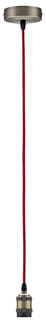Paulmann - Pendelarmatuur pendant e27 2m textile