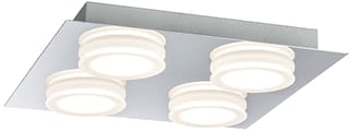 Paulmann - Plafond-/wandarmatuur doradus ip23 led 4x5w 250