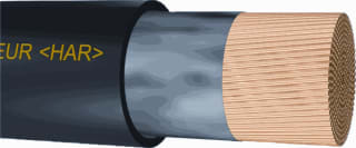 Draka - Drakapreen laskabel Voedingskabel tot 1 kV beweegbaar Laskabel 16Mm2 Mt