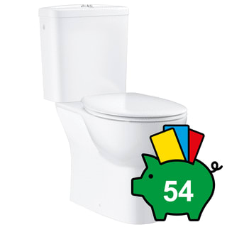 Grohe - Bau Ceramic Closetcombinatie Duo Blok P-Trap Pk