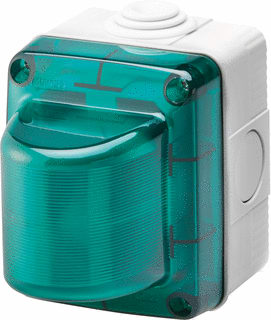 Gewiss - 27 COMBI Lichtsignaaleenheid Green Waterdicht Dif Lamp