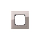 Gira - Esprit Afdekraam schakelmateriaal Afdkrm 1V Esprt Glas Umbr