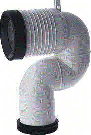 Duravit - Closetaansluitstuk Closafv Vario Vertikaal
