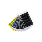 Weidmüller - Bedrukte etiketten Tekststrookblad Stickervel N Bl/W 16Mm Zk10