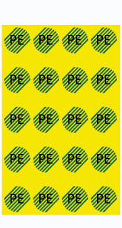 Weidmüller - Bedrukte etiketten Tekststrookblad Stickervel Pe Opdruk Zk10