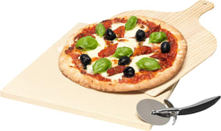 Elux - Toebeh./onderdelen kook-/baktoestel pizzaset steen+schep+mes
