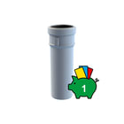 Burgerhout - Safe-PP Enkelwandige RGA of LTV buis Pijp 80 Safepp W L=1000