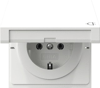 Gira - Wandcontactdoos (WCD schakelmat.) Wcddoos Schak 445470