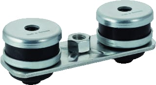 Geberit - Silent-db20 Grondplaat voor beugelbevestiging Pe Bev.Plaat 2Xm10 V/Bgl