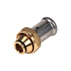 Henco - 19P Fitting met 2 aansluitingen Adapter Pers 16X2X3/4 Eur