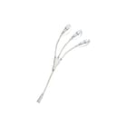 MK - Quickfix Elektr. toebeh. v verlichtingsarm. bail quickfix+ divider 3 wit