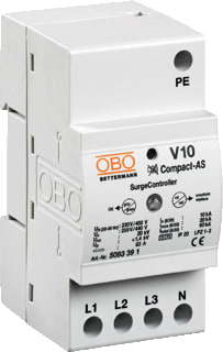 OBO - V10 Netoverspanningsbeveiliging Overspbeveil Comp-As