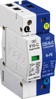 OBO - V10 Netoverspanningsbeveiliging Surge Ctrl V10-C/1+Npe