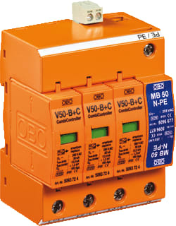 OBO - V50 280 Netoverspanningsbeveiliging Combi Ctrl V50-B+C/3+Npefs