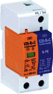 OBO - V25 280 Netoverspanningsbeveiliging Combi Ctrl V 25-B+C/
